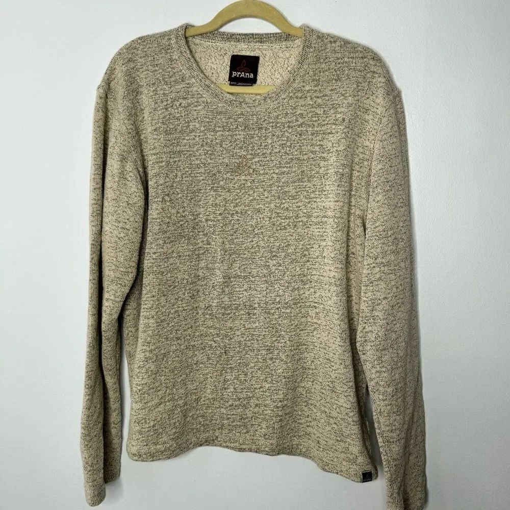 Prana tan sweatshirt size medium